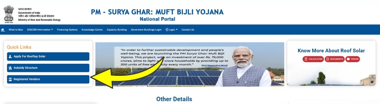 Pm Surya Ghar Vendor List District Wise